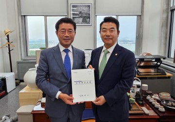 정인화 광양시장, 국회 방문해 ‘여야 막론’ 지역현안사업 건의