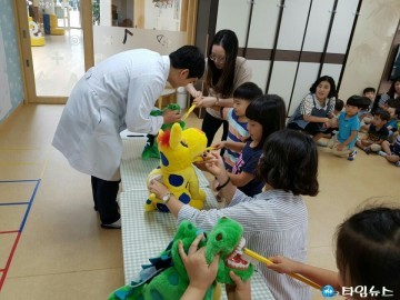 울진군, 어린이‘불소 바니쉬’도포 