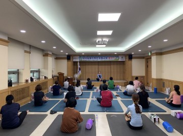 구미보건소, 모바일헬스케어 참여자 운동교육 실시