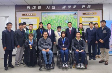 안동시장애인선수단, 전국장애인체전에서 맹활약