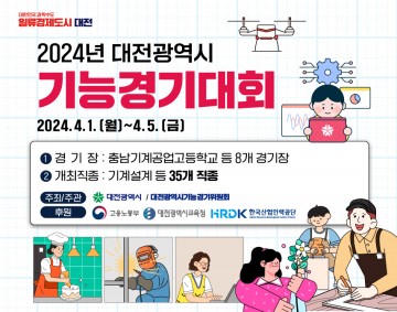 대전시, 2024년 지방기능경기대회 개최