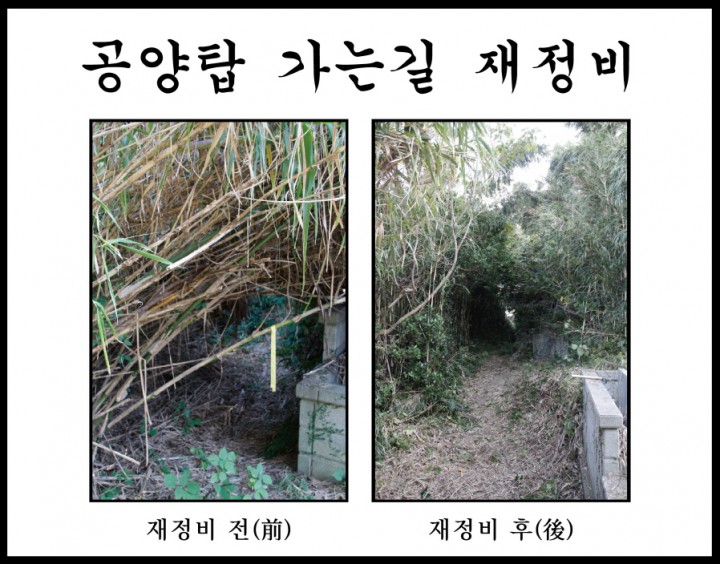 서경덕 교수, 일본 다카시마 공양탑 가는길 재정비 