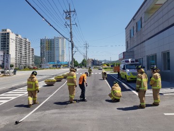 장성소방서, 신규 임용자 과정 소방관서 실습교육 실시