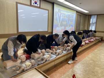 광주교육시민협치진흥원설립추진단, ‘마을활동가 심폐소생술 및 응급처치 교육’ 실시