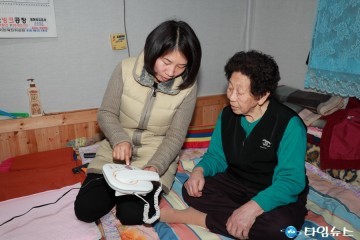 예천군, 독거노인 응급안전알림서비스 설치