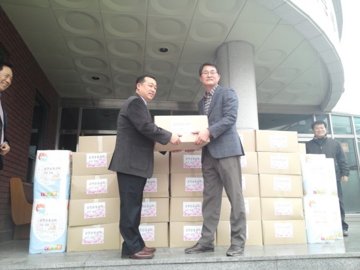 한국주택금융공사, 사랑의 쌀 200포 전달