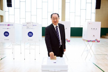 사전투표 하는 류순현 세종시장 권한대행