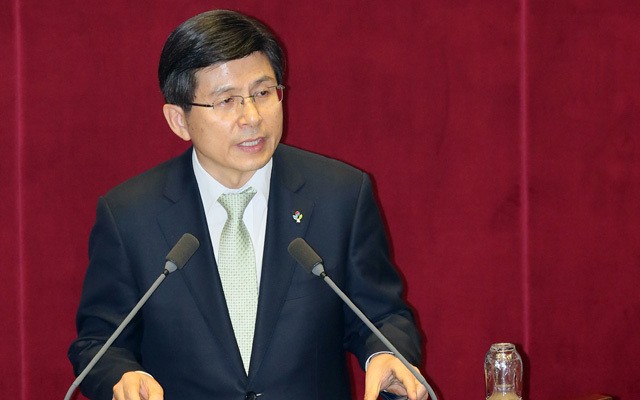황교안 총리 국회 첫 무대 낮은 자세로.... 안정감 돋보여