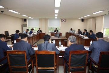 안양시의회 총무경제위원회  집행기관과의 현안사항 간담회 개최