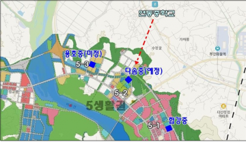 세종시교육청, 연동중학교 2029년 5-2생활권으로 이전 행정예고