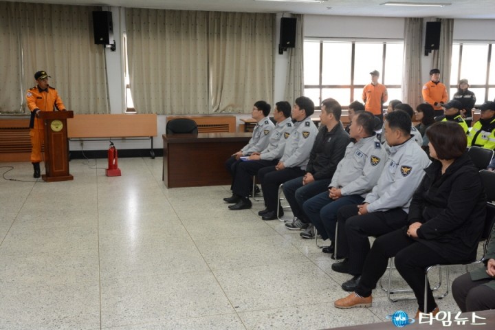  순천경찰서, 겨울철 화재 대비 순천소방서와 합동소방훈련 