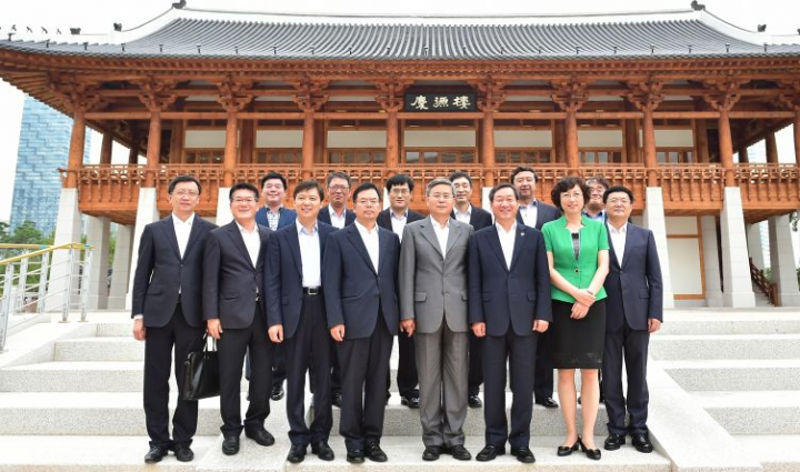 인천광역시장 궈수칭 산동성장, 장휘 웨이하이시장 면담