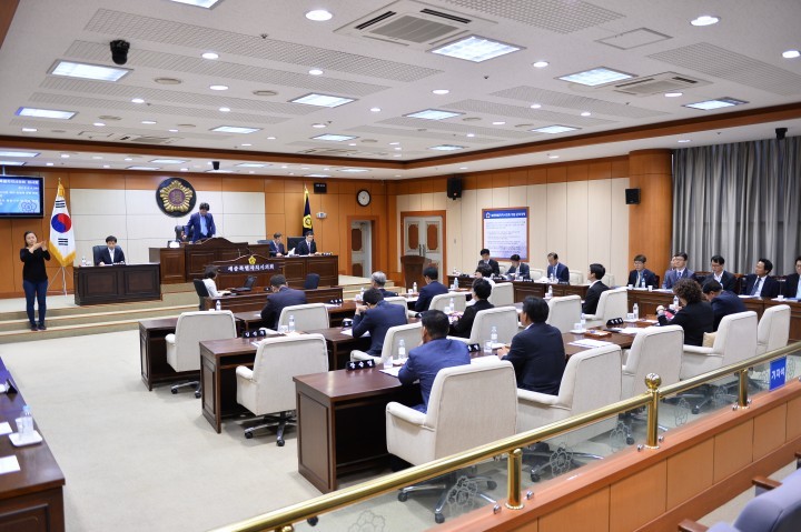 세종시의회, 제31회 정례회 개회