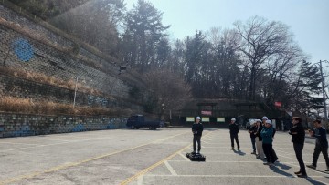 대전시설관리공단, 해빙기 취약시설 드론 안전점검