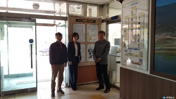 충북남부보훈지청, 옥천 청산면에 독립유공자 홍보판 전달