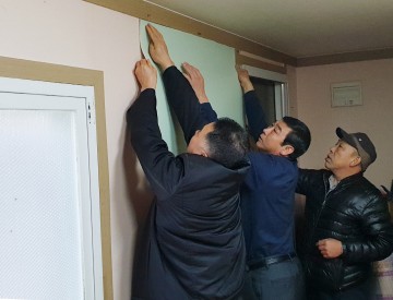 자율방범연합대·한마음봉사단 홀몸노인 집수리 봉사 펼쳐