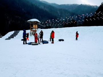 흥정계곡 눈썰매장 개장