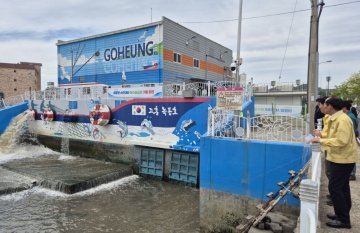 고흥군, 배수펌프장 현장 점검 및 가동 훈련 실시  