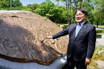 강기정 광주시장, 5·18기억의정원 개원식 참석