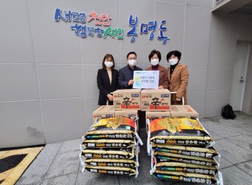 순천향대학교 천안병원 간호부 사랑회, 쌀·라면 기탁