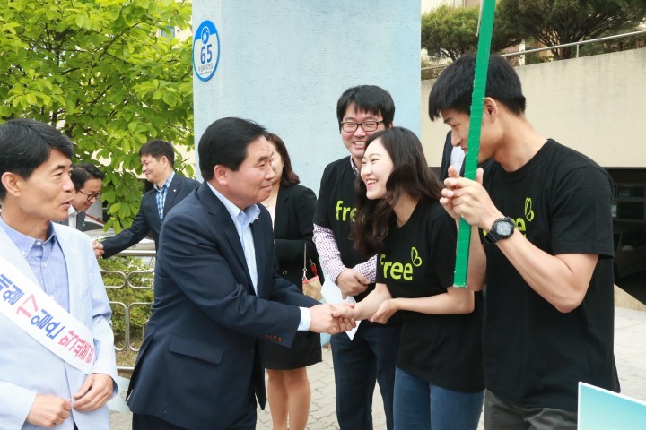 박수범 대덕구청장, 학교 폭력 예방 캠페인 전개