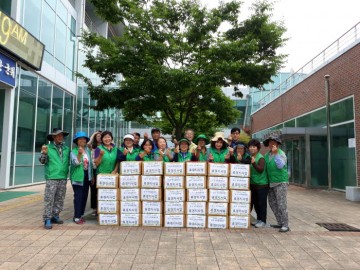 군위군 고로면 새마을남녀단체, 감자35박스 기부