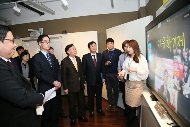 설동호 대전시교육감, 자유학기제 체험 현장간담회