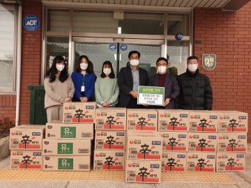 담양 수북교회, 생필품 수북면사무소에 기탁