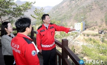 서철모 서구청장, 기성지역 현안사업 현장 점검
