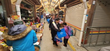 화순군, 능주전통시장서 도로명 주소 홍보활동 전개
