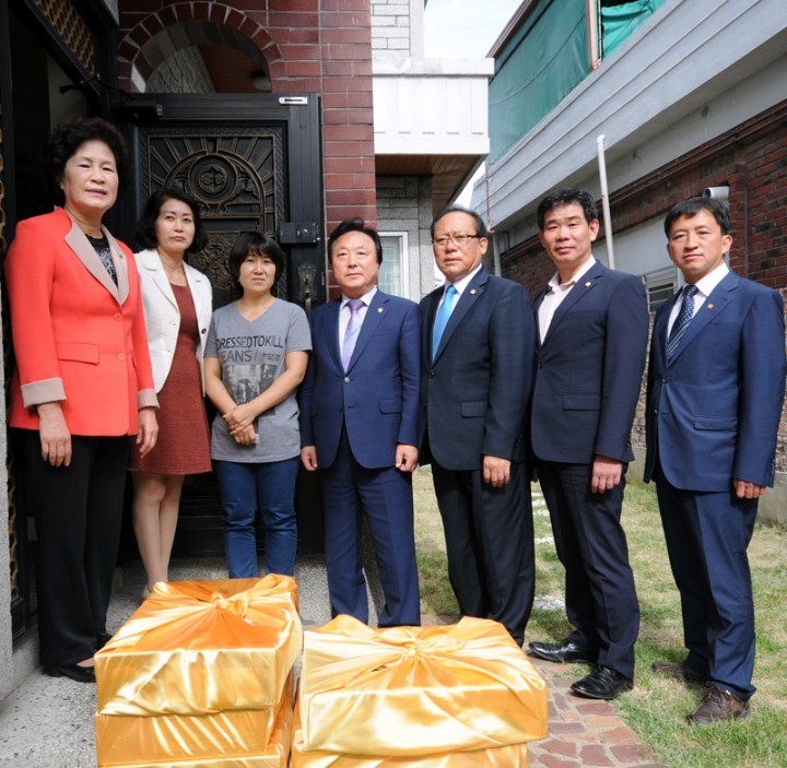 대전 동구의회, 추석 맞이 사회복지시설 위문