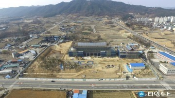 예천군, 군청 신청사 건립 공사 순조롭게 진행