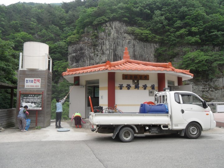 영덕군 달산면, 행락철 대비 옥계유원지 지속적 청소 관리