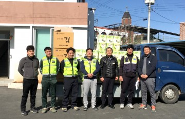 전남 나주 공산면 자율방범대, 마을회관에 위문품 전달