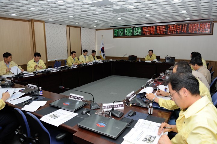 제11호 태풍「낭카」북상에 따른 관련부서 대책회의 실시