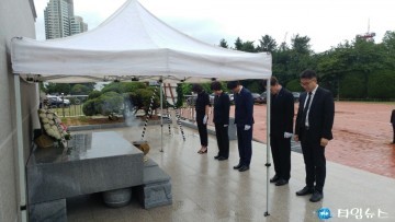 충북남부보훈지청, 7월 충혼탑 참배 실시