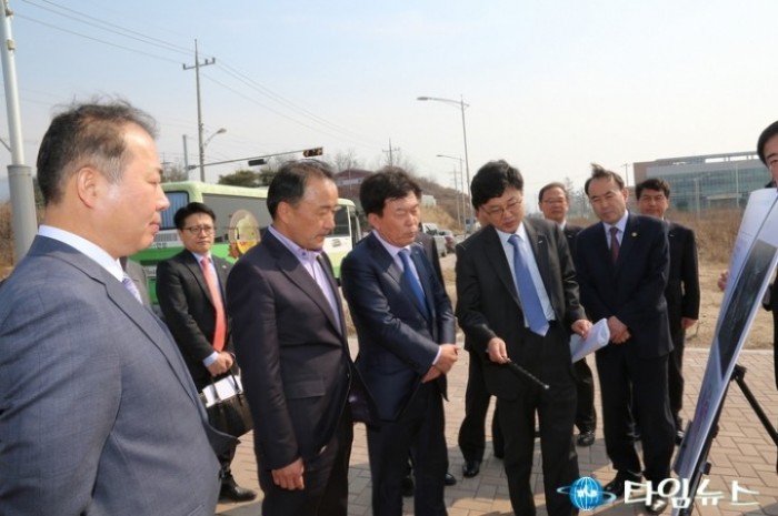 박성택 중소기업중앙회장, 안성시 방문  서운면 산업단지 현장 방문 
