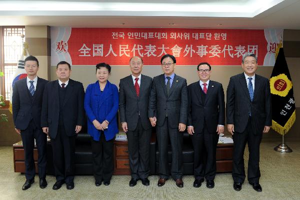 중국 전국 인민대표대회 외사위원회 대표단, 인천시의회 방문