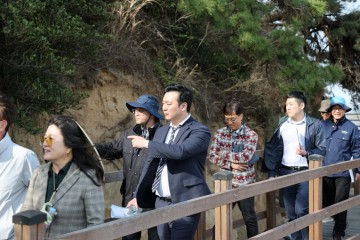 무안군의회, 탄도 사업현장 방문…지속가능한 콘텐츠 개발 강조 