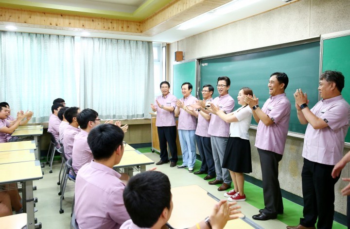 허태정 유성구청장, 고교 시절로 돌아가다!