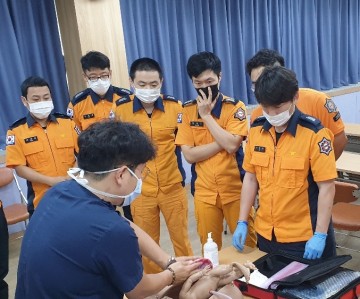 성주소방서, 산모를 위한 구급대원 특별교육 실시
