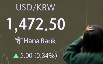 올해 4분기 평균 환율 1,400원 육박…금융위기 이후 최고