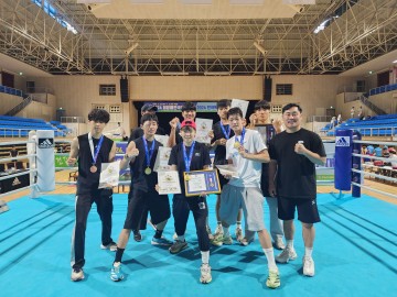 남부대 복싱팀, 전국 복싱우승권대회서 종합 2위 차지    