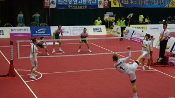 스포츠메카 보은군에서 제30회 회장기 세팍타크로대회 열려