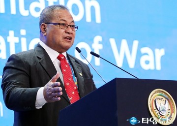 이아코바 테이라 이타렐리 투발루 총독, 협력·신뢰를 바탕으로 평화 세계 만들자!