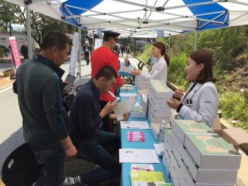 한국건강관리협회 대전충남지부, 논산 육군훈련소 금연캠페인 실시