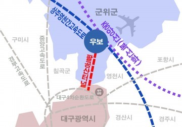군위 우보 현 대구공항보다 접근성 더 좋아, 대구․경북 함께 아우르는 최적지