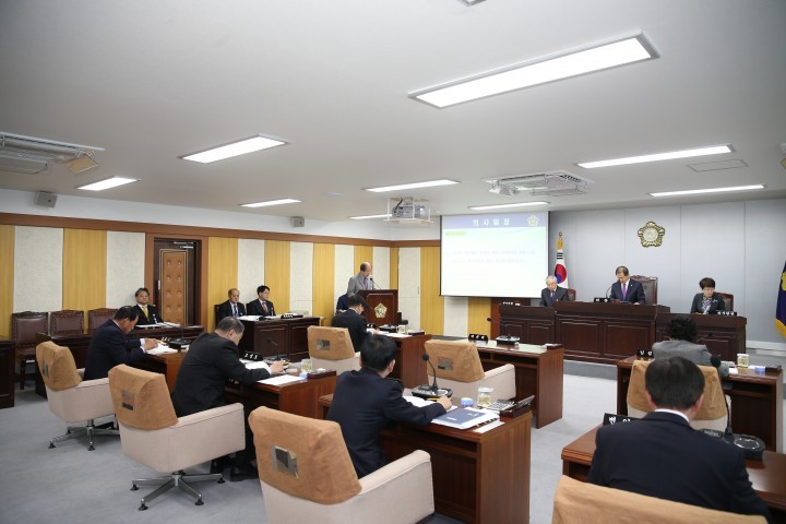 청도군의회 제219회 임시회 개회