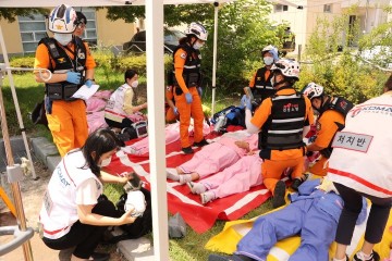 장성소방서, 긴급구조통제단 불시가동훈련