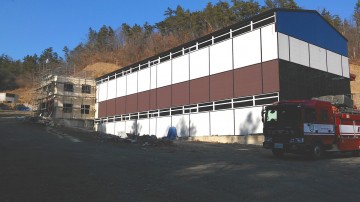 보성군 백이산온천 공사현장 소방차 진입훈련